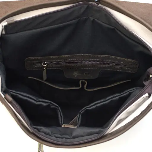 Рюкзак городской, парусина+кожа TARWA 40х30х16 см sum0028436 - фото 8