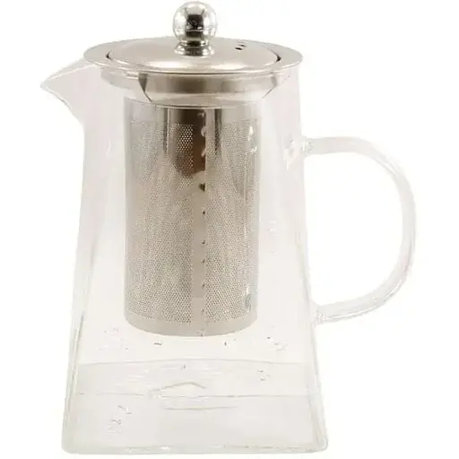 Заварник Interos скляний квадратний з ситом 750 мл TS24S09B