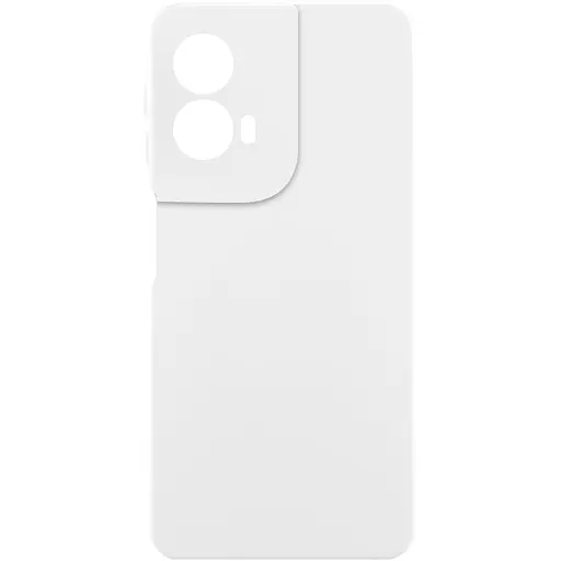 Чехол Silicone Cover Lakshmi Full Camera (AA) для Motorola Moto G85 Белый / White