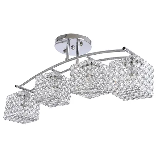 Люстра Brille стельова кришталева E27 60W CH (LK-530C/4)