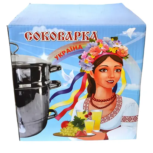 Соковарка «Украина» 8л (нержавеющая сталь), Господар 85333 - фото 3