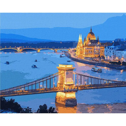 Картина по номерам "Яркая Венгрия" Ideyka KHO3606 40х50см