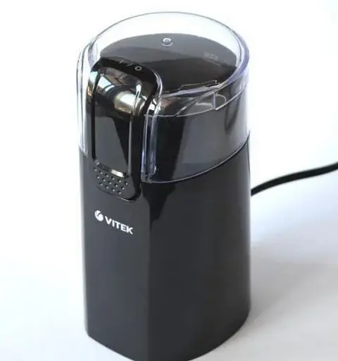 Электрическая кофемолка для дома Vitek 7124 мини кофемолки ножевые измельчитель кофейных зерен - фото 2