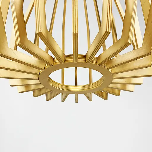 Деревʼяний підвісний світильник Line.F MJ 72/1 - фото 2