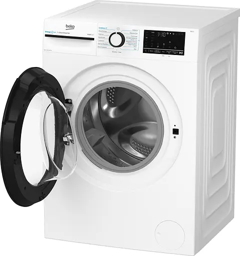 Стиральная машина Beko фронтальная 8 кг 1400 A+++ 55 см дисплей инвертор пара белый - фото 4