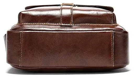 Чоловіча шкіряна сумка Vintage 23х27х6 см sum0012642 - фото 5