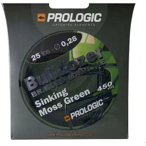 Шнур Prologic Bulldozer Braid 450 m Camo Green 0.28 mm 25lb/11.3 kg (1013-1846.12.41)