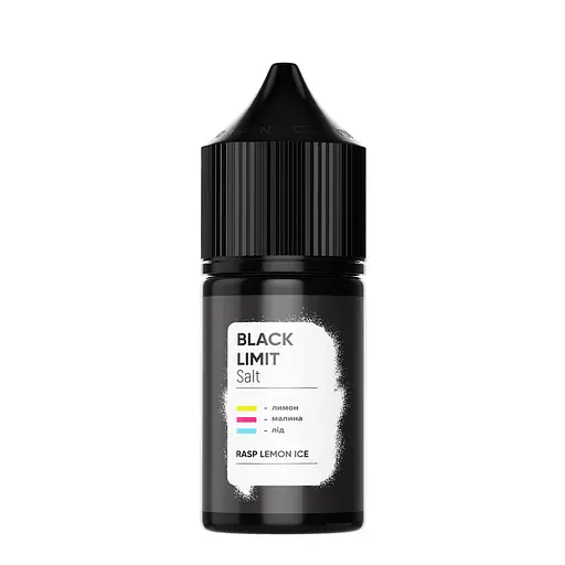 Набор компонентов для самозамеса солевой заправки Black Limit 30 мл Rasp Lemon Ice, малина лимон лёд 0-65 мг (18276) - фото 2