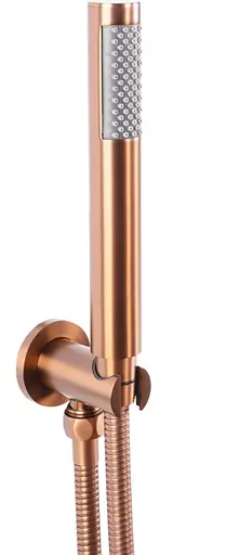 Душова система Rea Lungo brushed copper з термостатом + BOX прихованого монтажу REA-P8808, Теплий захід сонця - фото 3