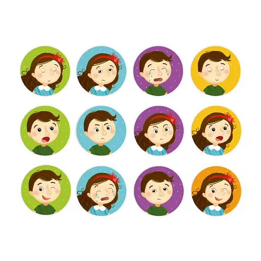 Настільна гра-мемо "Емоції" DoDo Toys 301240, 24 фішки із зображенням - фото 3