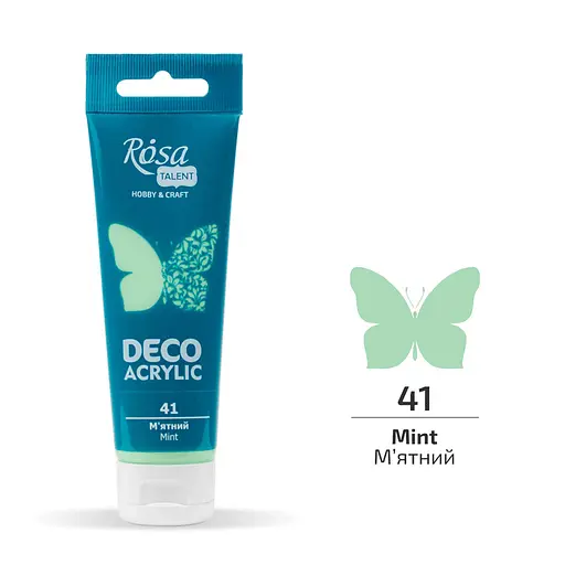 Акрил для декора Мятный матовый (41) 75 мл Rosa Talent - фото 1