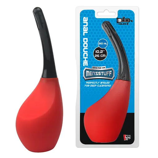 Анальный душ MenzStuff Anal Douche 310 мл (красный) - фото 3