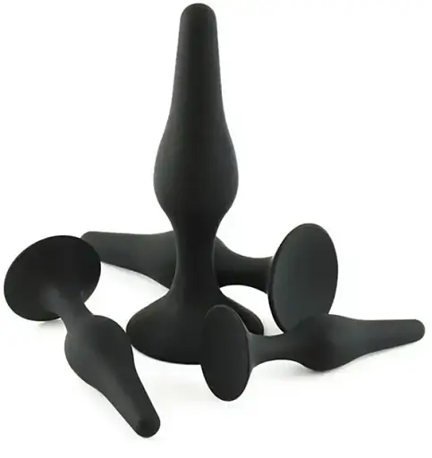 Анальна пробка I’MCUM Black Button розмір L з медичного силікону Чорна (7970379617698) (IM-BBPlug_L) - фото 3