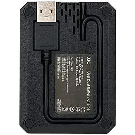 Двойное зарядное устройство JJC DCH-ENEL14A USB Nikon EN-EL14/EN-EL14A Для JJC B-ENEL14/B-ENEL14A - фото 3