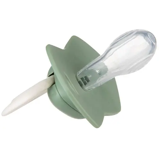 Пустышка Canpol babies Light touch Гуси силиконовая симметричная 0-6 мес. 2 шт. зеленая с белым (22/667) - фото 3