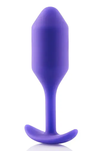 Анальна пробка B-Vibe Snug Plug 2, 10.5 см (фіолетовий) - фото 2