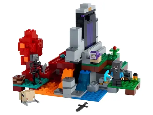 Конструктор Minecraft Зруйнований портал на 316 деталей (11816) - фото 3