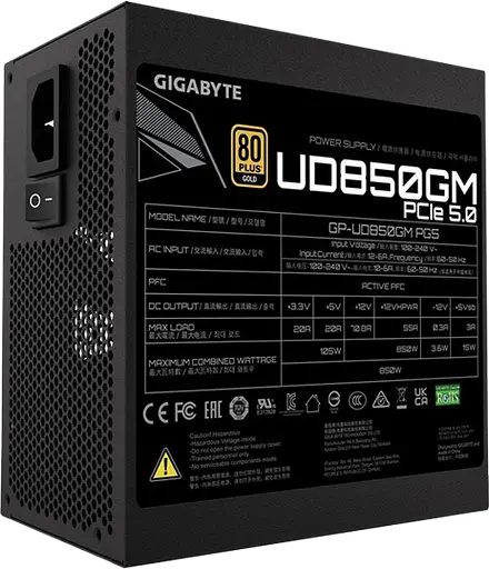 Блок питания Gigabyte GP-UD850GM PG5 850W 80+ Gold - фото 3