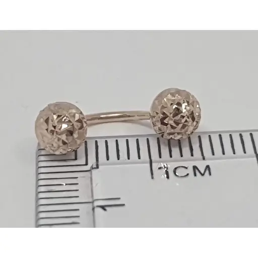 Золота сережка-пірсинг Favoritum. 310129_5_А - фото 3