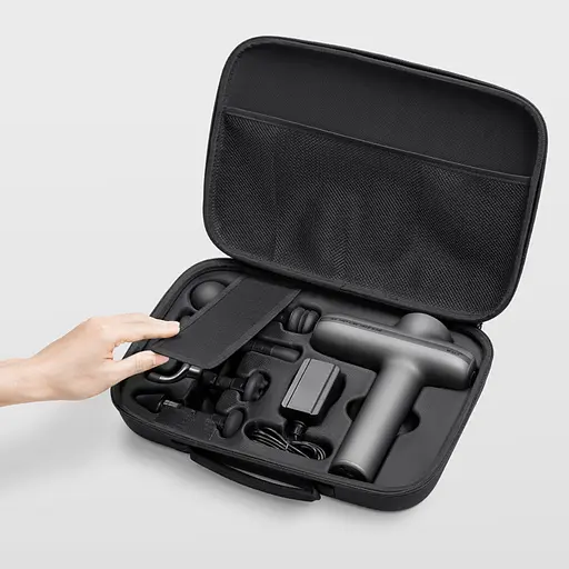 Ударний масажер для тіла Xiaomi Wolonow Massage Gun Pro (FGPRO-55) 8 насадок - фото 4