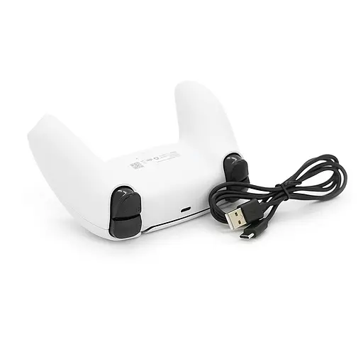 Геймпад джойстик DoubleShock for PS5 DUAL Sense Wireless Controller White - фото 4