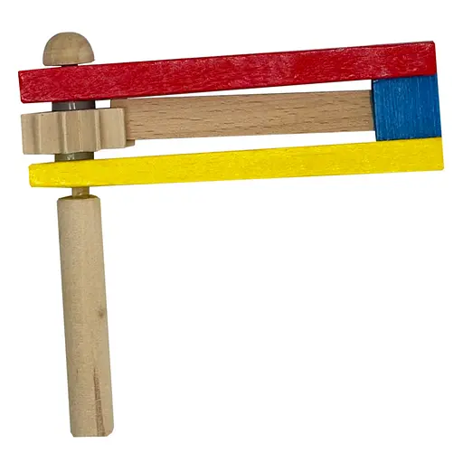 Детская развивающая музыкальная игрушка "Трещотка" Bambi RZV106, 12,5 см - фото 1