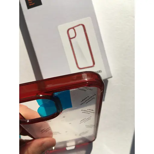 Протиударний прозорий чохол Spigen Ultra Hybrid  для iPhone 15 Red Crystal ACS06794 - фото 5