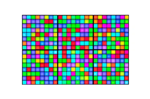 Twinkly Панель Smart LED Twinkly Squares 1+5 RGB, Gen II, IP20, 16x16см, кабель білий - фото 8