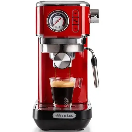 Рожковая кофеварка эспрессо Ariete 1381 Red (00M138113AR0) - фото 2