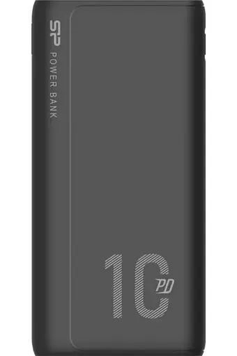 Зовнішній акумулятор (павербанк) Silicon Power QP15 10000 mAh чорний (SP10KMAPBKQP150K) - фото 1