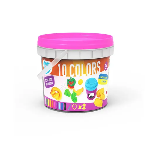 Набір тіста для ліплення "Відерце міні для дівчаток" TM Lovin 41153