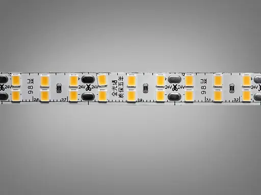 Світлодіодна стрічка 24В, 240 діодів на метр, 10мм, теплий - фото 3