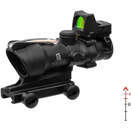 Комплект Trijicon приціл оптичний ACOG 4x32 BAC і приціл коліматорний RMR 3.25 МОА