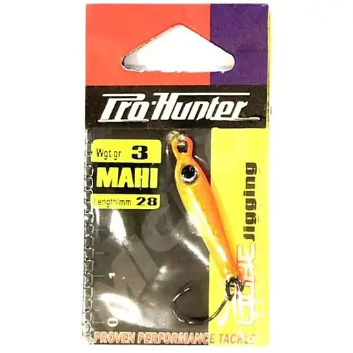 Пількер Prohunter Mahi with single hook 3g Жовтий (1013-9637.00.86)