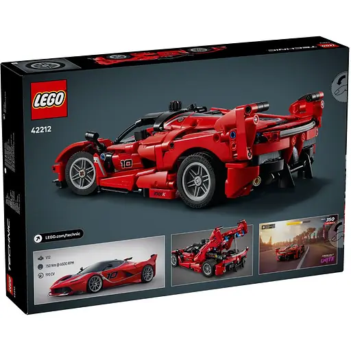 Конструктор LEGO Technic Ferrari FXX K 897 деталей (42212) - фото 8
