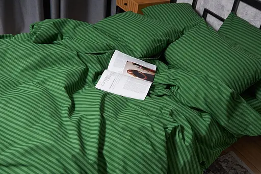 Комплект постельного белья Moon&Star Бязь Gold Люкс Juniper семейный 143х210х2 наволочки 2х70х70 - фото 4