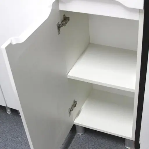 Пенал підлоговий Пік Альба лівий для ванної 40 см Білий 30412 - фото 5