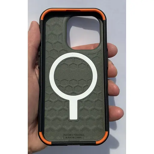 Оригінальний протиударний чохол UAG Civilian MagSafe для iPhone 15 Pro (6.1") Olive (114275117272) - фото 6