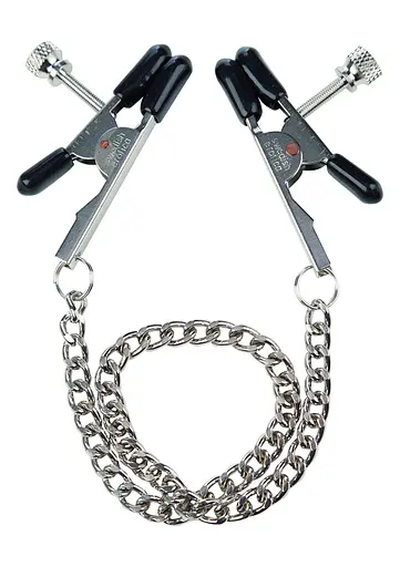 Затискачі для сосків California Exotic Novelties Bull Nose Nipple Clamps 267 см сріблястий - фото 2