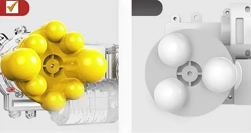 Роликовая массажная подушка Paradise G-23 (прогрев, ароматизация) Черный - фото 4