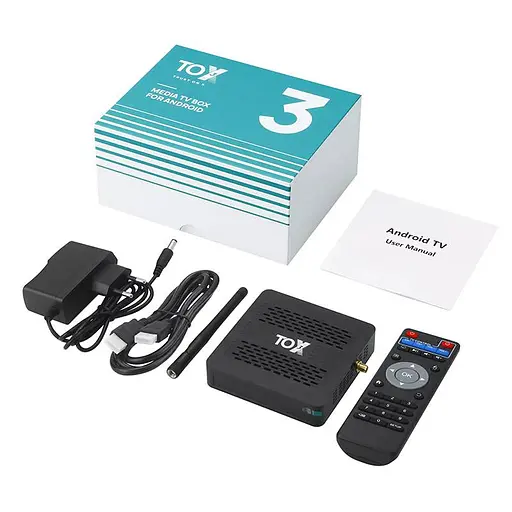 Смарт ТВ приставка TOX3 4/32 Гб rev. 2 Smart TV Box Android 11 - фото 3