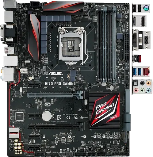 Материнская плата Asus H170-Pro Gaming LGA 1151v1 (H170 PRO GAMING) Б/У - фото 1