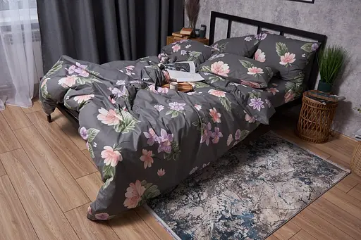 Комплект постельного белья Moon&Star Бязь Gold Люкс Gerbera King Size 220x240 наволочки 4х70х70 - фото 5