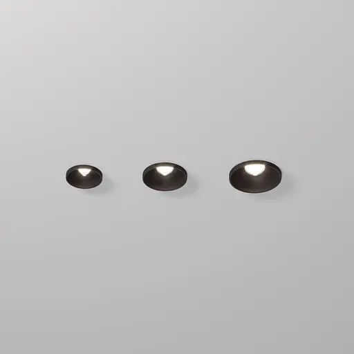 Встраиваемый светильник Skarlat RSL74091-3 12W BK 3000K - фото 4