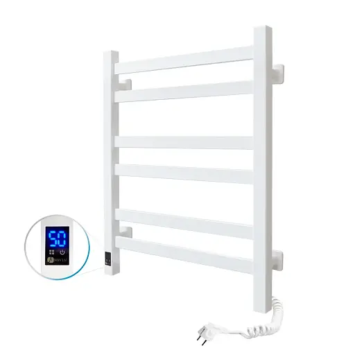 Рушникосушка NAVIN Авангард 480х600 Sensor правобічна з таймером, біла - фото 1