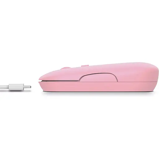 Мышка Trust Puck Wireless/Bluetooth Silent Pink (24125) - фото 4