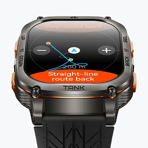 Smart Watch KOSPET Tank M3 Ultra Black UA - фото 4