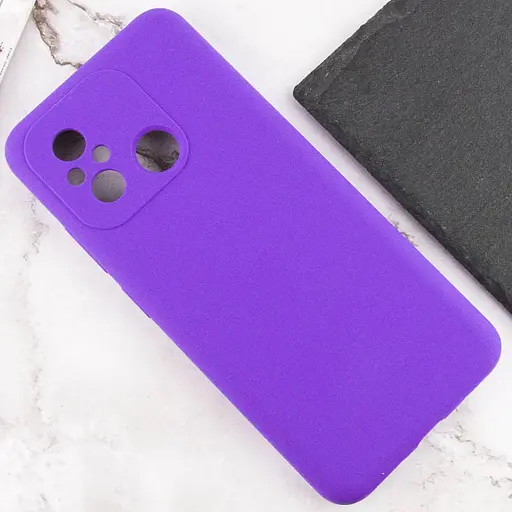Чехол Lakshmi Silicone Cover Full Camera AAA для Xiaomi Redmi 12C Фиолетовый/Amethyst - фото 5