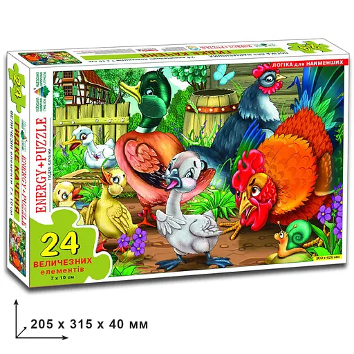 Гра-пазл Гидке каченя Упаковка: коробка 82159 24 ел