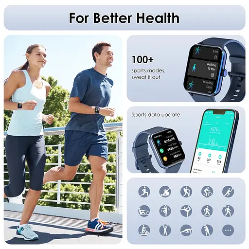 Часы Blackview R50 Blue - фото 5